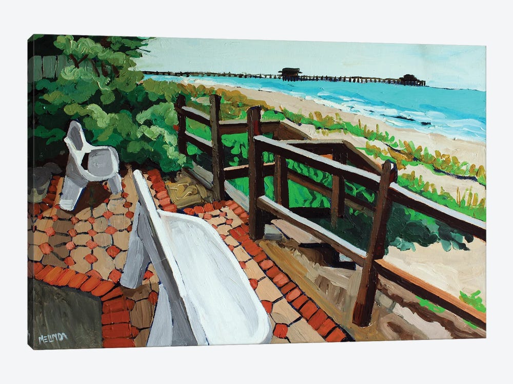 The Pier by Melinda Patrick 1-piece Canvas Print