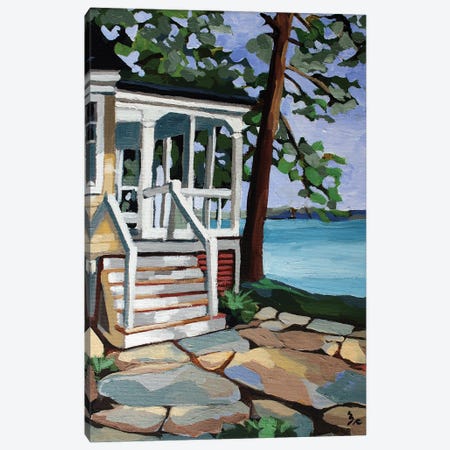 Pine Lake Canvas Print #PAK64} by Melinda Patrick Canvas Art