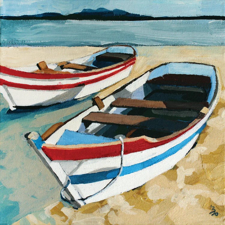 Beached Boats by Melinda Patrick wall art