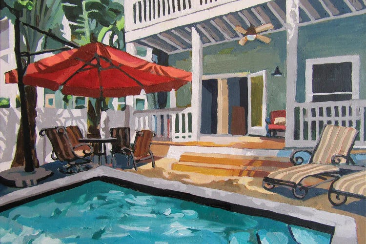 Poolside by Melinda Patrick wall art