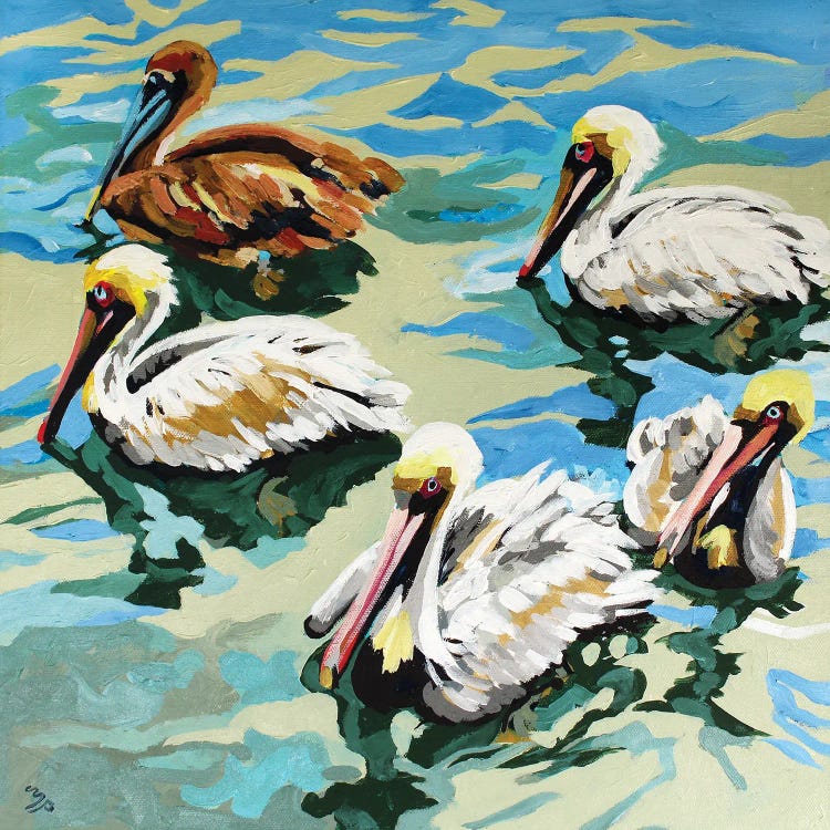 The Swimmers by Melinda Patrick wall art