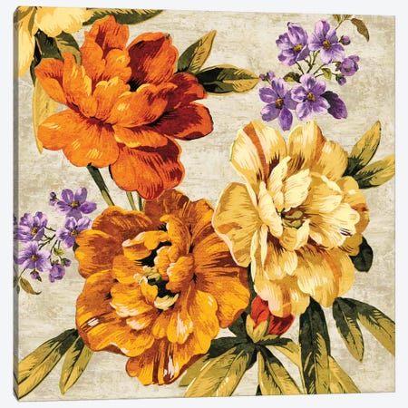 Brilliant Bloom I Canvas Print #PAM1} by Pamela Davis Canvas Artwork