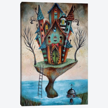 Monster House Canvas Print #PAO19} by Paolo Petrangeli Canvas Artwork