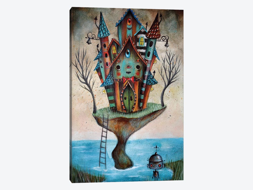 Monster House by Paolo Petrangeli 1-piece Canvas Artwork