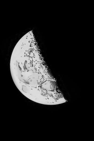 Phases Of The Moon III by PatentPrintStore framed wall art