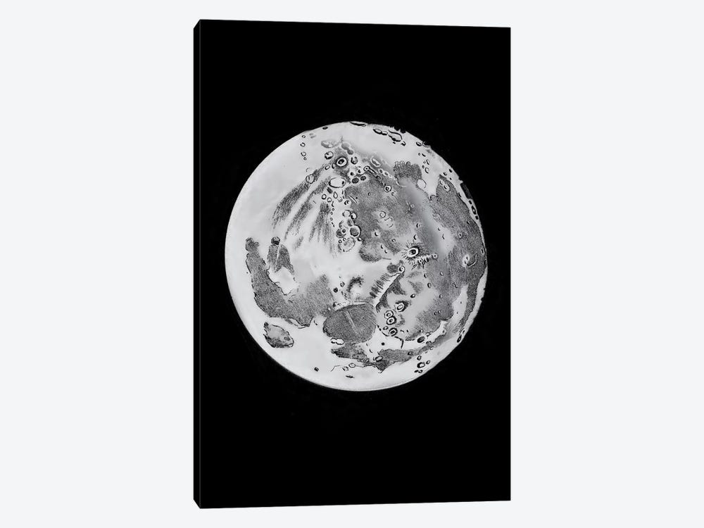 Phases Of The Moon VI by PatentPrintStore 1-piece Canvas Print