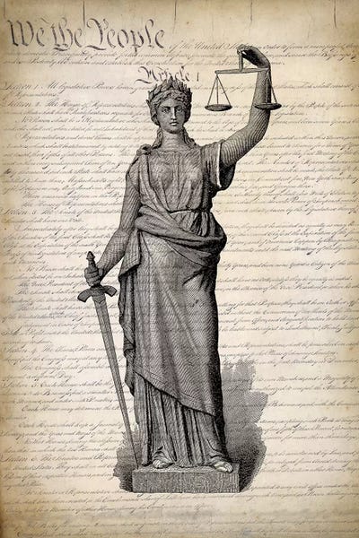 Constitution Canvas Print by PatentPrintStore iCanvas