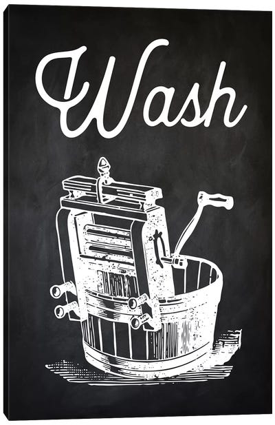 Wash Canvas Art Print - Fashion Typography