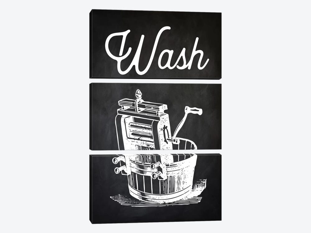 Wash by PatentPrintStore 3-piece Canvas Art Print