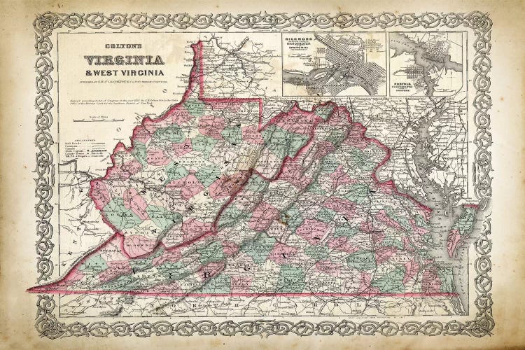 West Virginia Map