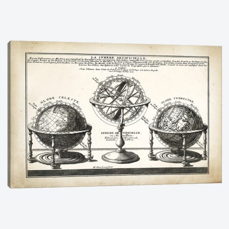 La Sphere Canvas Print #PAT163} by PatentPrintStore Canvas Art Print