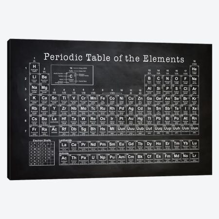 Periodic Table Canvas Print #PAT170} by PatentPrintStore Canvas Artwork