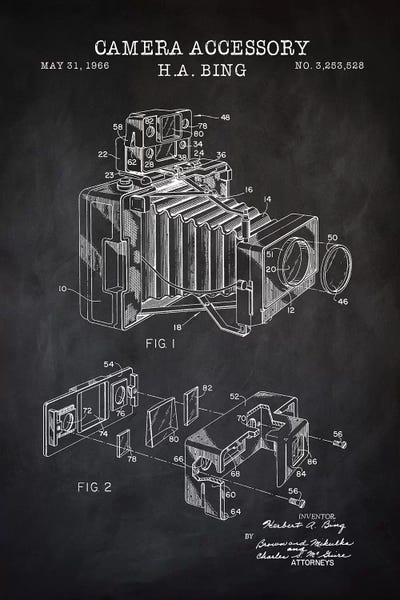 Photography As A Hobby: Camera Accessory, Black by PatentPrintStore