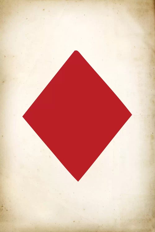 Card IV: Diamond by PatentPrintStore wall art