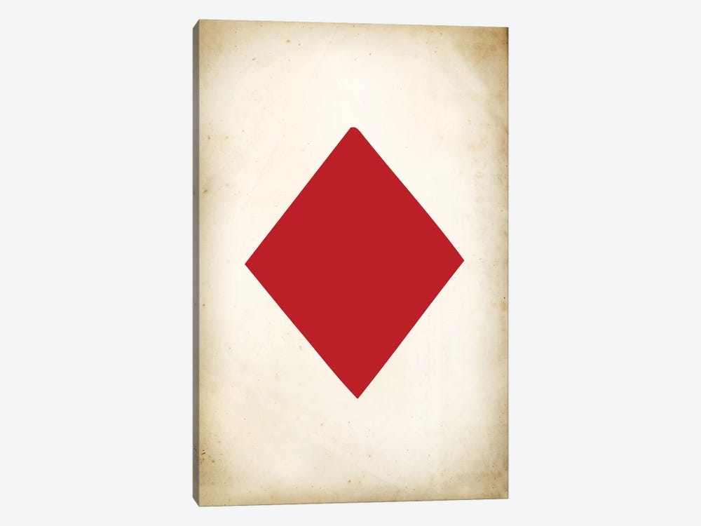 Card IV: Diamond by PatentPrintStore 1-piece Canvas Art