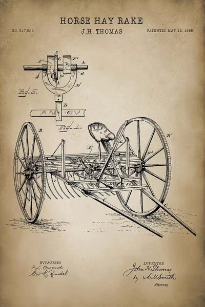 Engineering & Machinery Blueprints: Farm II by PatentPrintStore