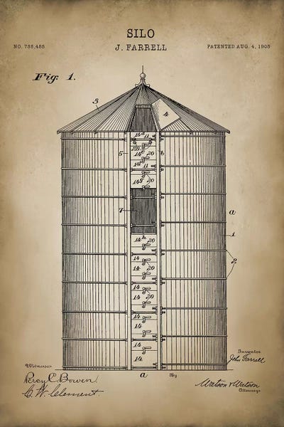 Engineering & Machinery Blueprints: Farm V by PatentPrintStore