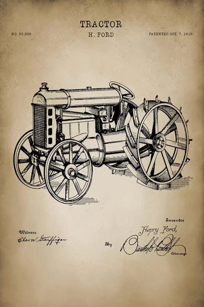 Engineering & Machinery Blueprints: Farm VI by PatentPrintStore