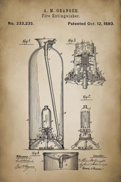 Engineering & Machinery Blueprints: Firefight II by PatentPrintStore
