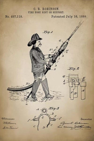 Engineering & Machinery Blueprints: Firefight X by PatentPrintStore