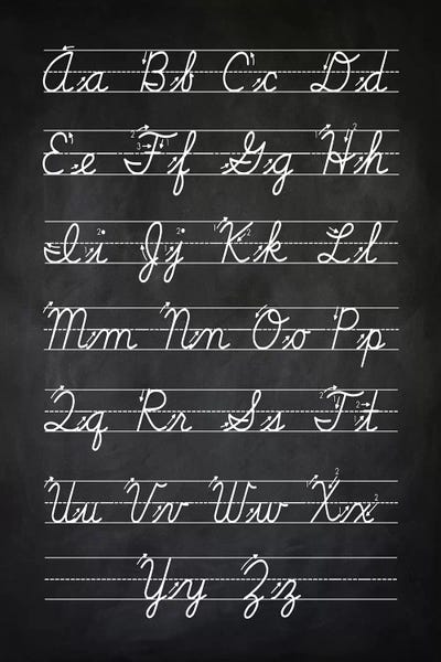 Kids Educational Art: Handwriting I by PatentPrintStore