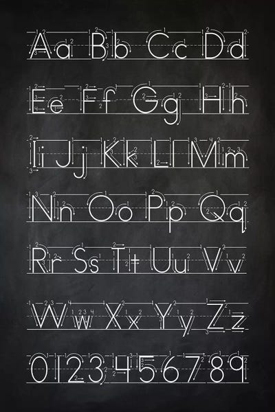 Kids Educational Art: Handwriting III by PatentPrintStore