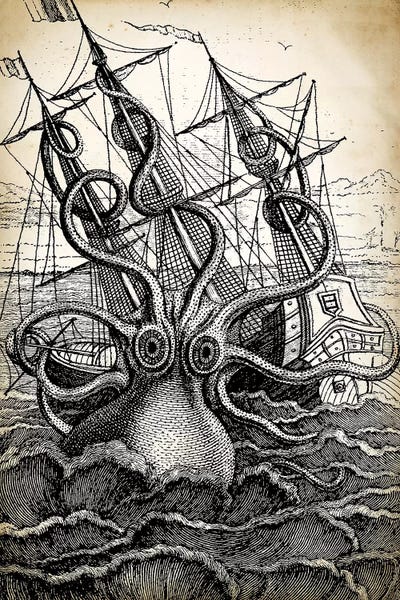 Octopi: Kraken by PatentPrintStore