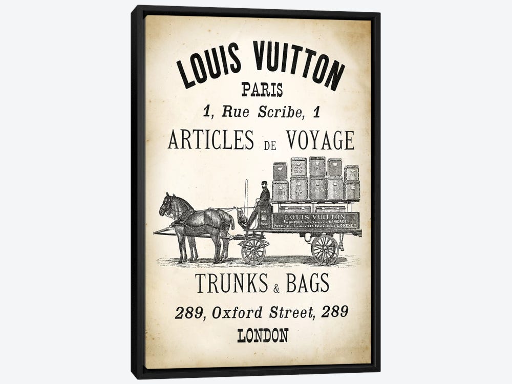 Louis Vuitton, Office, Louis Vuitton Trunks Flowers Note Card Print  Poster Authentic