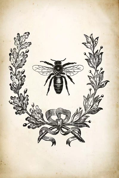 Bees: Bee by PatentPrintStore