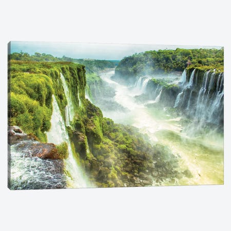 Iguazu Falls XIX Canvas Print #PAU10} by Mark Paulda Canvas Artwork
