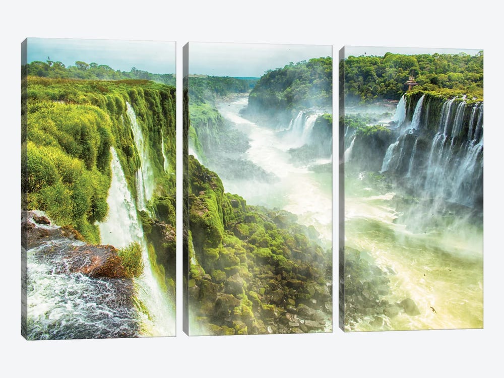 Iguazu Falls XIX by Mark Paulda 3-piece Canvas Art