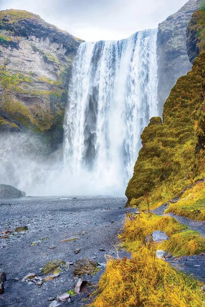 Waterfalls: Iceland Skogafoss Waterfall by Mark Paulda