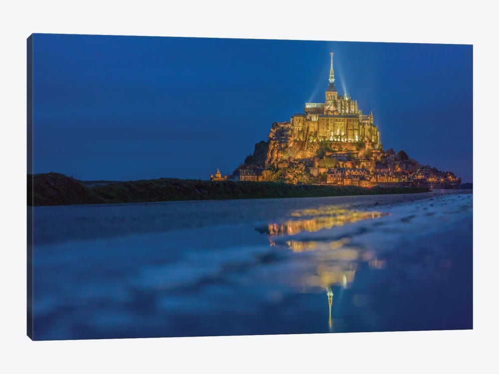 Le Mont Saint-Michel I, Normandy, France by Mark Paulda 1-piece Canvas Print