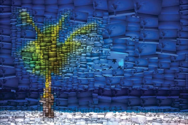 Aruba: Aruba Palm - Mosaic by Mark Paulda