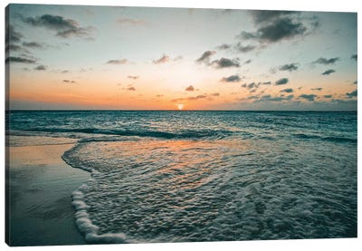 Aruba Sunset Canvas Art Print - Aruba