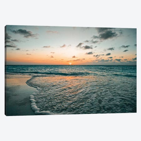 Aruba Sunset Canvas Print #PAU121} by Mark Paulda Canvas Artwork