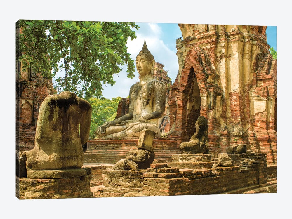 Ayutthaya Buddha by Mark Paulda 1-piece Art Print