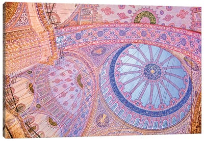 Blue Mosque Canvas Art Print - Middle Eastern Culture