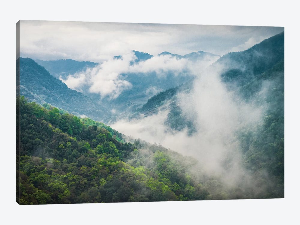 Clouds Rolling Through The Himalayas by Mark Paulda 1-piece Canvas Art Print