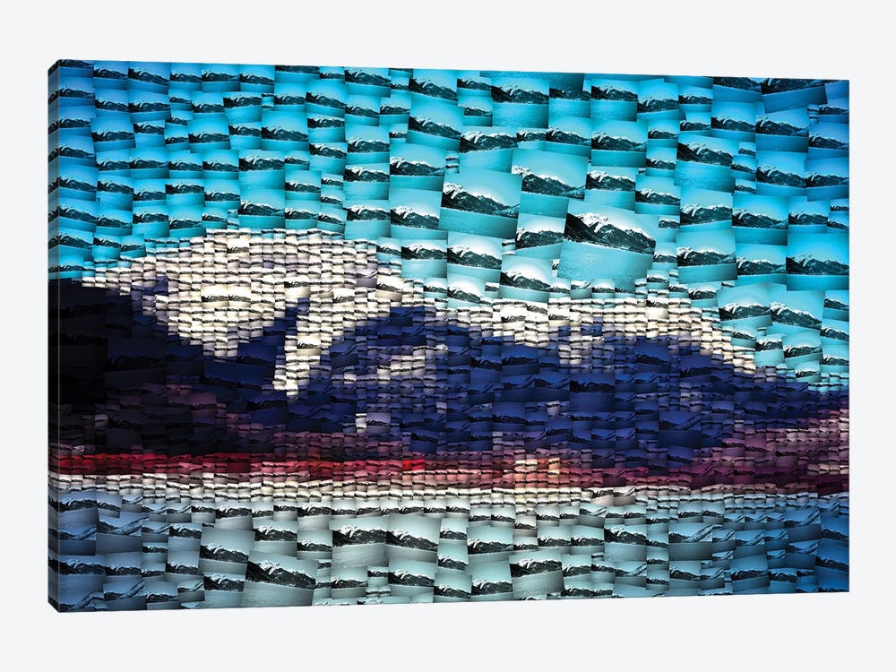 Crystal Lake Mosaic by Mark Paulda 1-piece Canvas Art