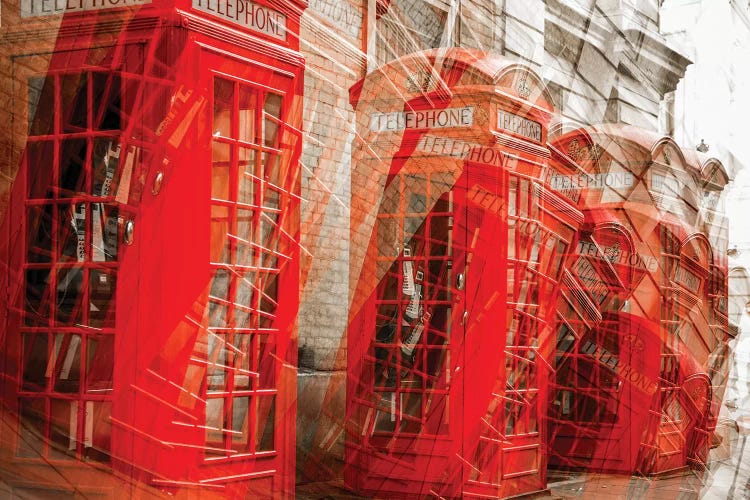 Falling Red Phone Boxes