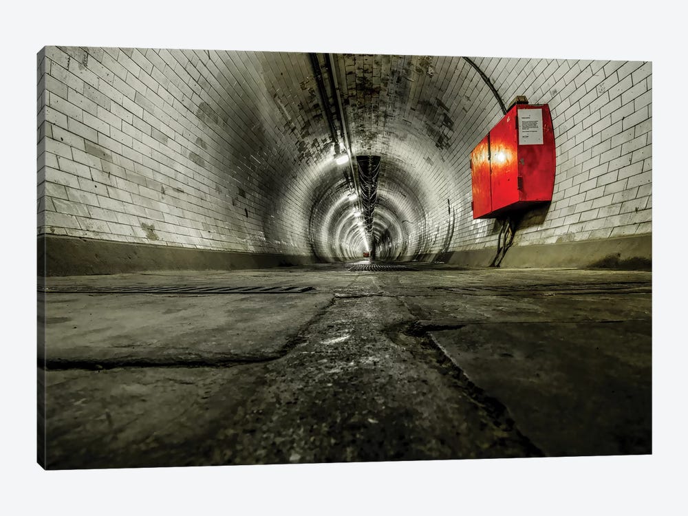 Greenwich Foot Tunnel - London by Mark Paulda 1-piece Canvas Art Print