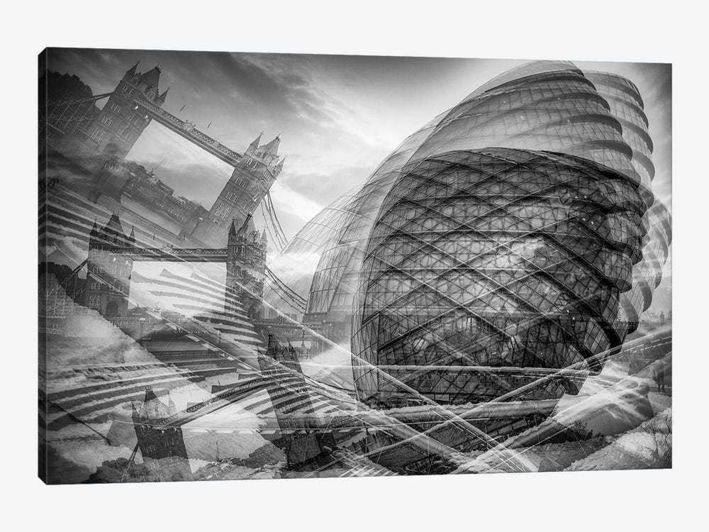 London Chaos by Mark Paulda 1-piece Art Print