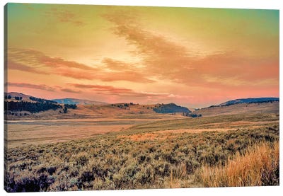 Yellowstone Sunrise Canvas Art Print - Mark Paulda