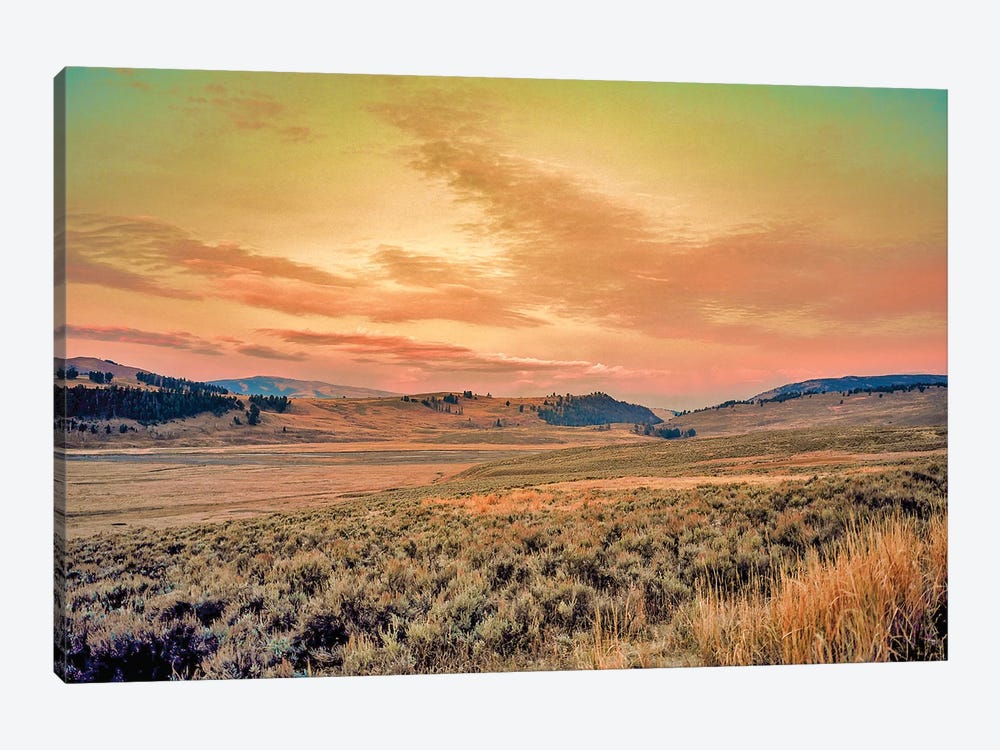 Yellowstone Sunrise by Mark Paulda 1-piece Art Print