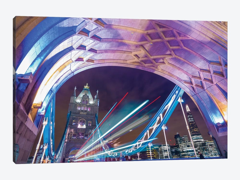 A Drive Through Tower Bridge by Mark Paulda 1-piece Canvas Art