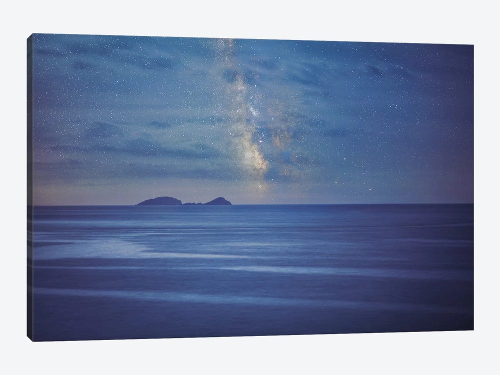 Milky Way Over The Adriatic Sea by Mark Paulda 1-piece Canvas Art Print