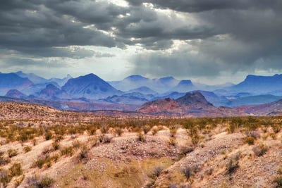 Desert Mountain Landscape by Mark Paulda art print