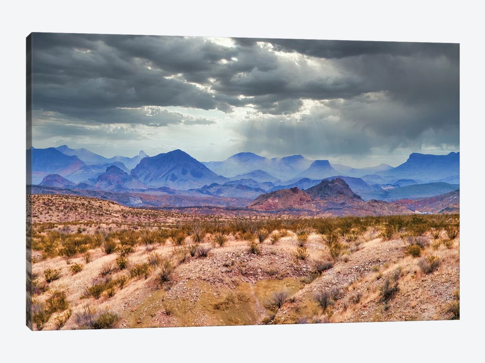 Desert Mountain Landscape by Mark Paulda 1-piece Canvas Print