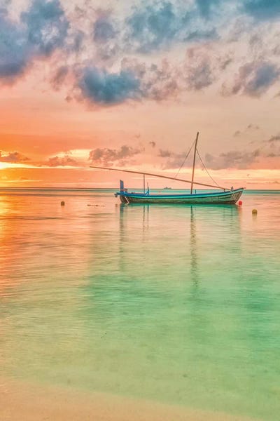 Maldives Sunset by Mark Paulda framed wall art
